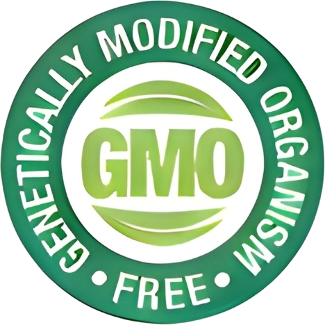 Non-GMO seal, supplied as separate artwork